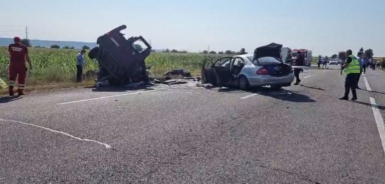 VIDEO | Accident groaznic pe DN 2: 7 morți, inclusiv 2 copii, și cinci răniți