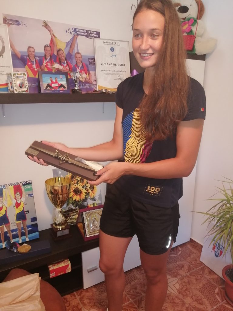 Simona Radiș, noua stea a canotajului mondial: Şansa de a face un sport este de nerefuzat