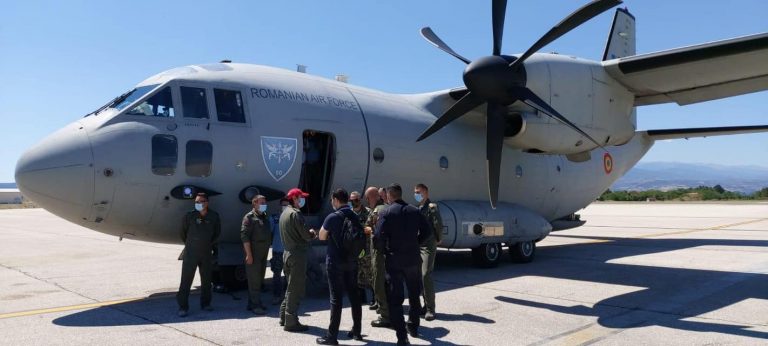 Misiunile desfășurate de aeronava Spartan trimisă de România în Macedonia de Nord