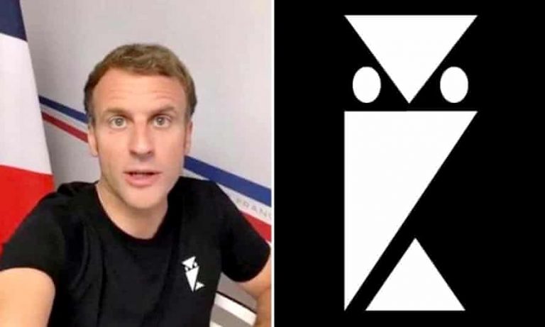 Tricoul purtat de Macron, sursă de teorii ale conspiraţiei în Franţa