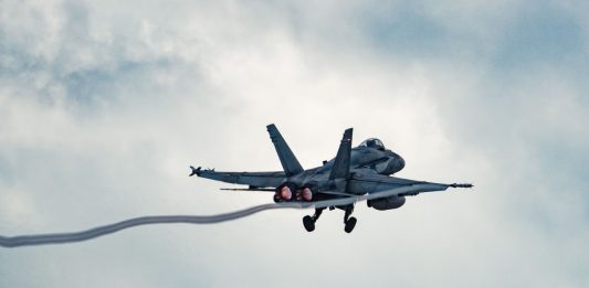 File photo of Canadian CF-188. courtesy of Royal Canadian Air Force
