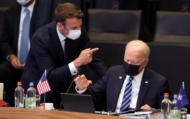 Macron şi Biden, comunicat comun în problema submarinelor: Consultări deschise ar fi permis evitarea crizei