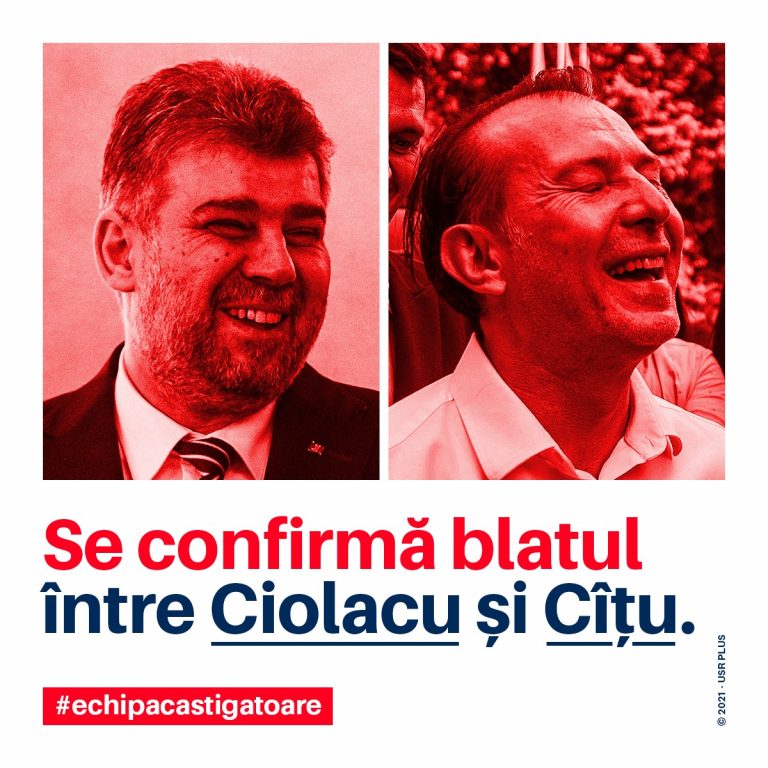 USR PLUS, atac la PSD și premier, după ce social-democrații au părăsit ședința privind moțiunea