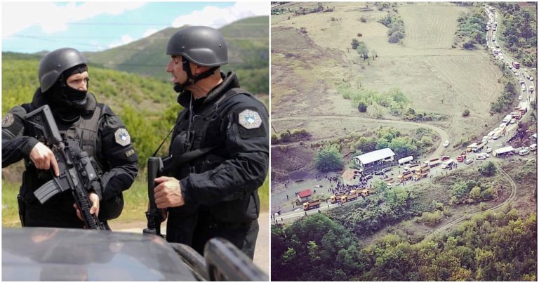 Tensiuni în nordul Kosovo. Drumurile de la frontiera cu Serbia, blocate