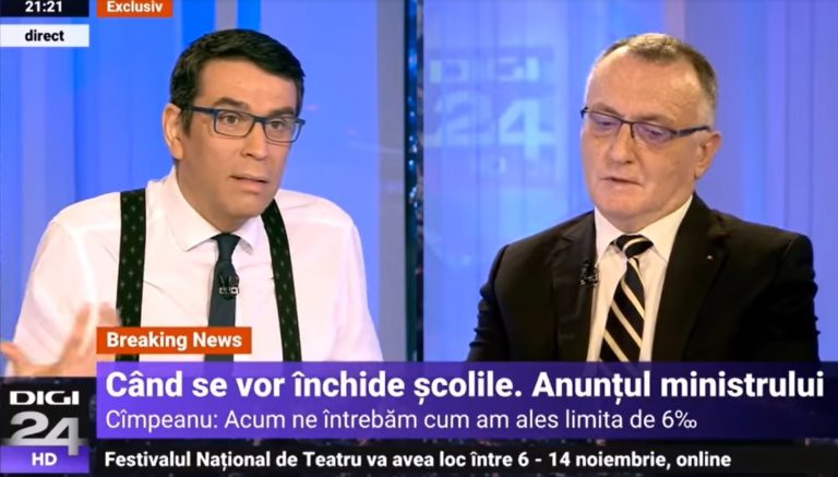 Funeriu: „Solicit conducerii Digi24 să îl dea afară pe Prelipceanu”. Afirmația controversată a realizatorului