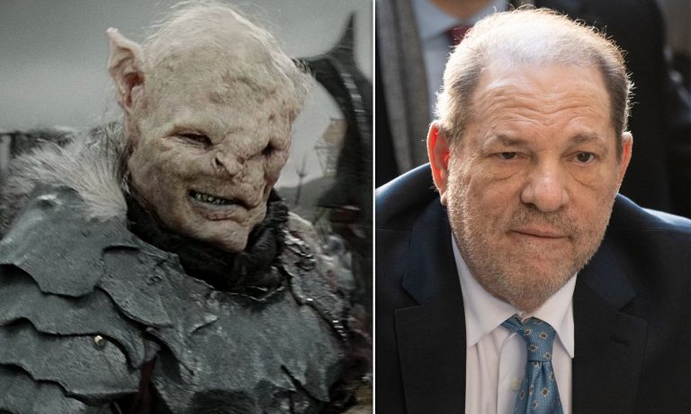 Un orc din „Stăpânul Inelelor”, creat după chipul lui Harvey Weinstein, producătorul condamnat pentru viol