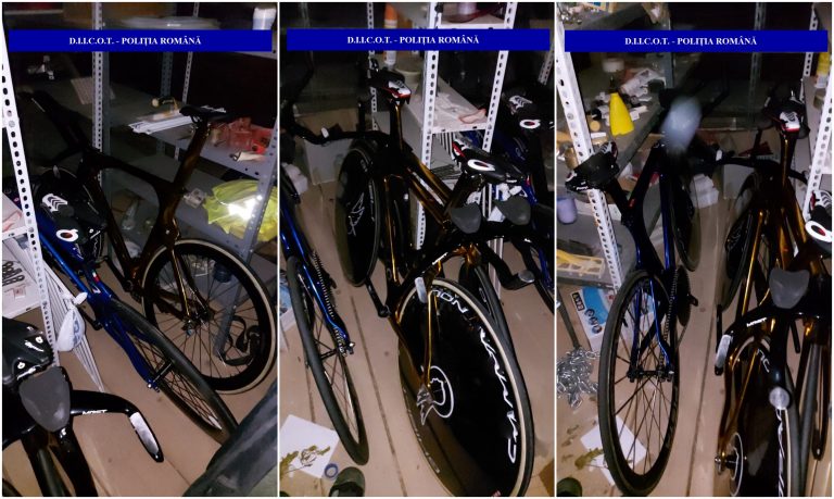Romanian police recover bikes stolen from Italian national team; four detained