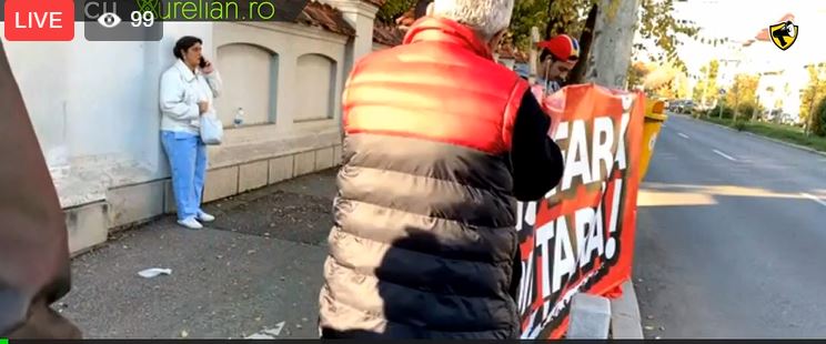 În spitale bolnavii nevaccinați mor pe capete, la Cotroceni câțiva protestatari cer „OMS, afară din țară”