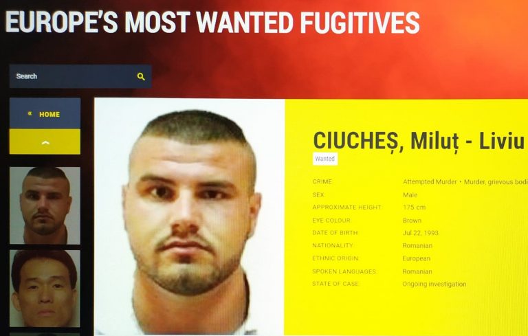 Romanian fugitive on Europol’s ‘Most Wanted List’
