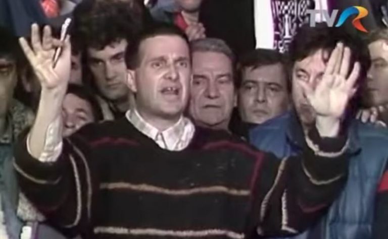 Romanian poet  wants to sell sweater he wore on TV during anti-communist revolution