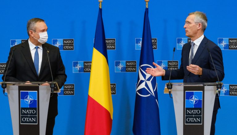 NATO Secretary General discusses Ukraine with Romanian prime minister