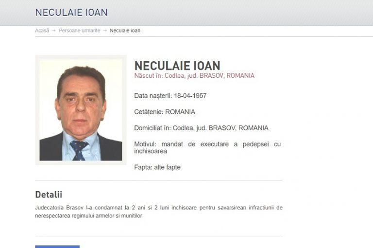 Ioan Neculaie, dat în urmărire generală