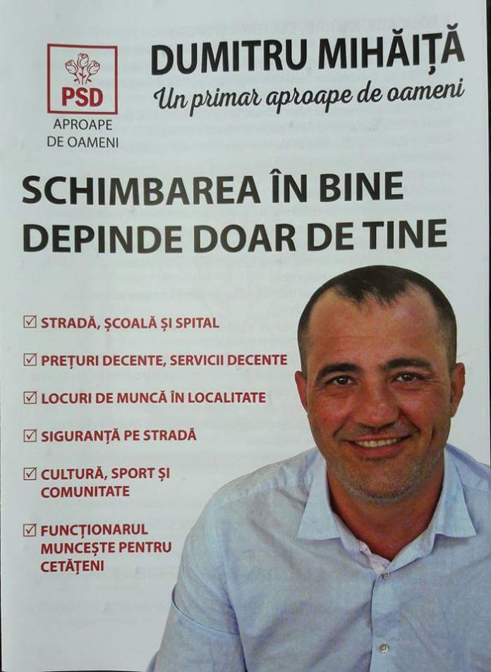 Mihăiță Dumitru, candidat la Primăria Periș