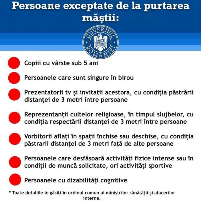 Masca, izolarea, vaccinarea. Precizările guvernului privind noile reguli