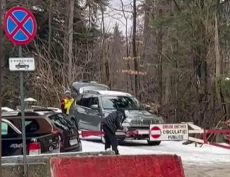 Șoferul care a tăiat cu flexul bariera din Sinaia: Îmi pare că s-a supărat domnul primar
