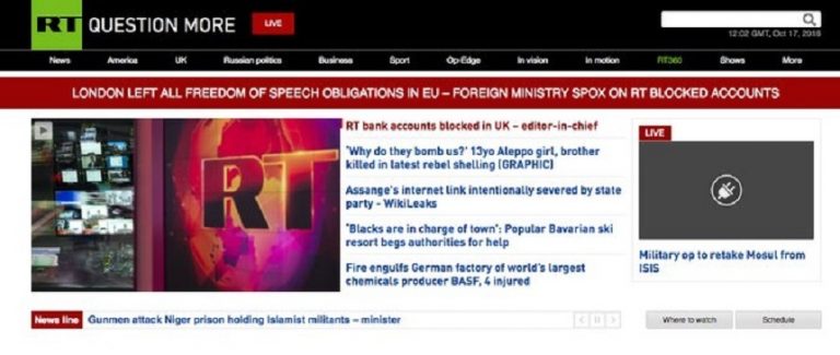 România a închis site-uri care transmit ştiri false despre criza din Ucraina. Russia Today nu va mai fi transmis în ţara noastră
