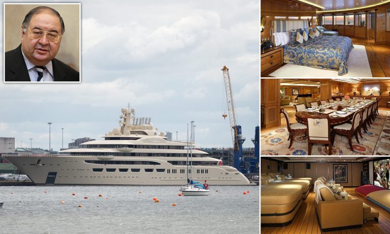 Germania confiscă un iaht de 600 de milioane de dolari aparținând oligarhului rus Alișer Usmanov