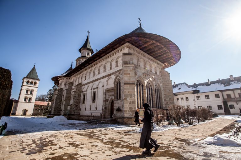 Romanian monks welcome Ukraine refugees to 15th-century monastery