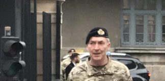 UK Chief of Defense Tony Radakin, British Ambassador Andrew Noble