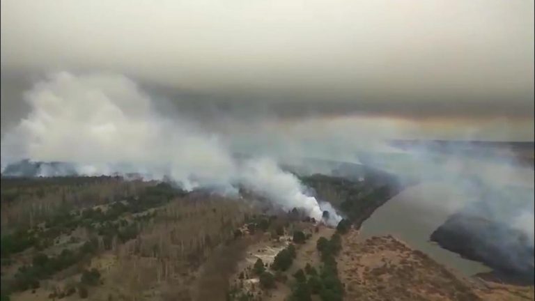 Ministerul Mediului: Autorităţile române monitorizează efectele produse de incendiile de pădure din apropierea zonei Cernobîl