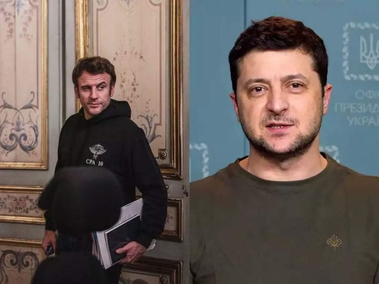 „Efectul Zelenski”. Macron îl copiază pe președintele Ucrainei?