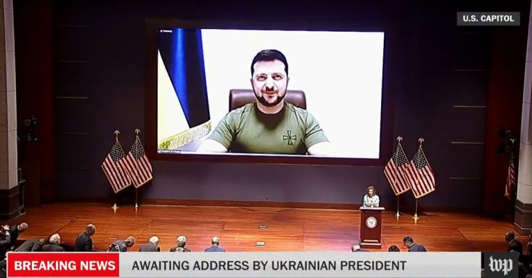 Zelensky cites Holocaust slogan in address to Germany: ‘Never again’ now ‘worthless’