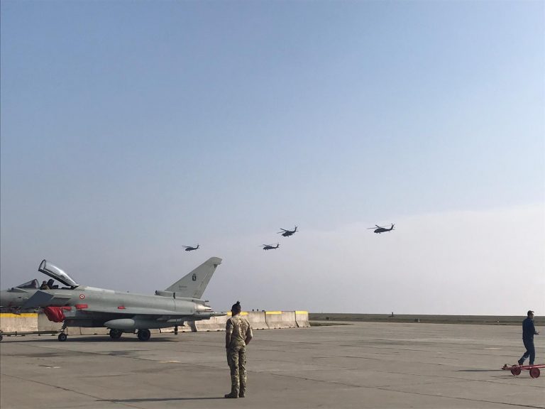 RAF Typhoons from Romania participate in NATO exercise