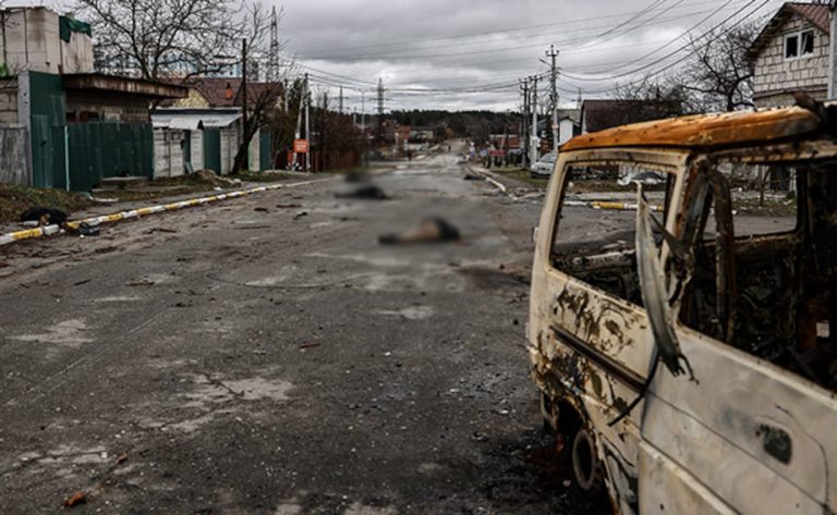 Războiul lui Putin |  Nouă cadavre ale unor civili, găsite în apropiere de Kiev. Unele prezintă ”semne de tortură”