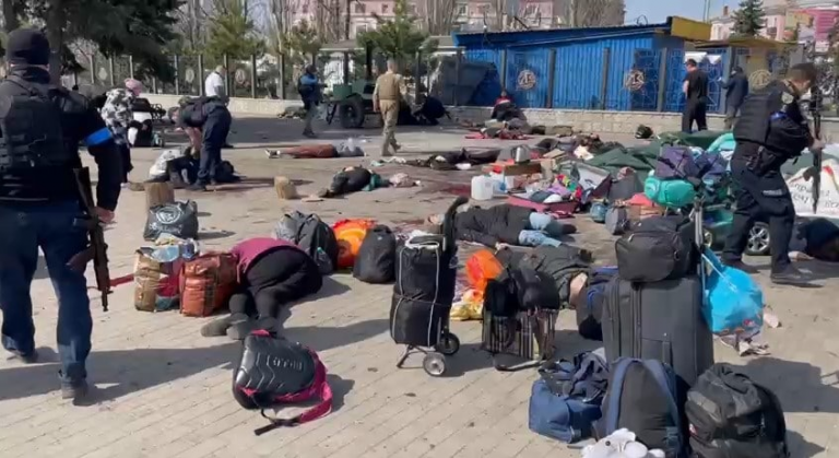 Războiul lui Putin | Kramatorsk: 57 de morți și 109 răniți
