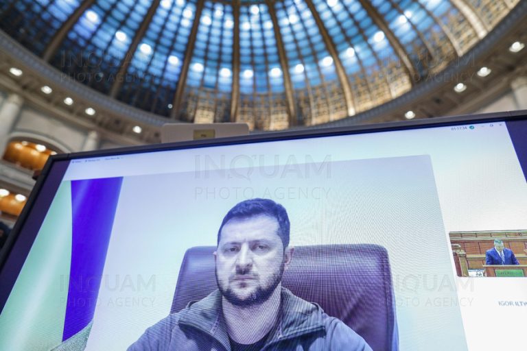 VIDEO  | Ukraine’s Zelensky tells Romania European peace at stake.  ‘We can stop those that want a genocide’