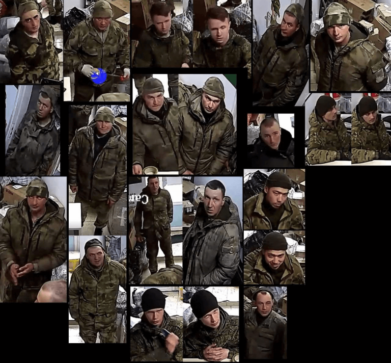 VIDEO | „Sunați aici”. Nume, telefoane și fețe de militari ruși care au furat din casele ucrainenilor și au trimis prada în Rusia