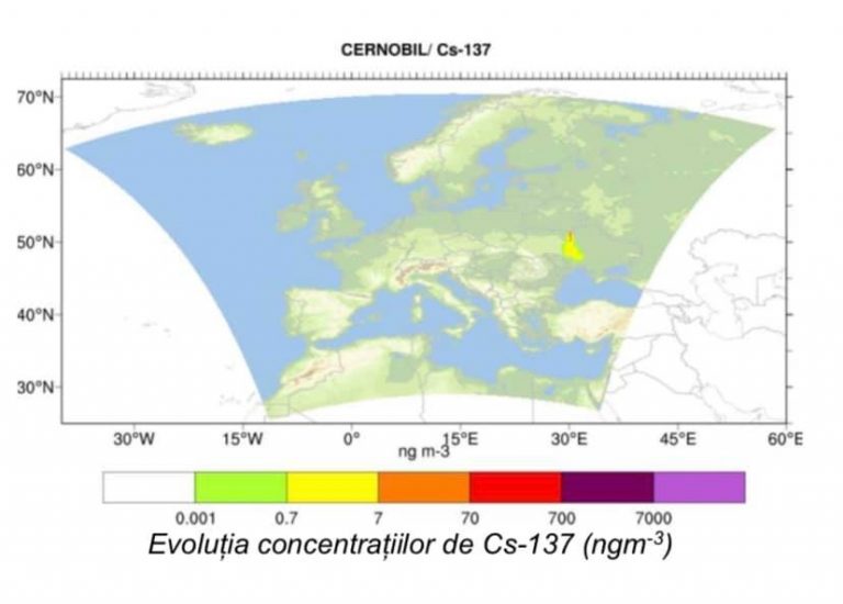 Ministerul Mediului: În România nu s-au înregistrat modificări ale radioactivităţii în urma incendiului de pădure de lângă Cernobîl