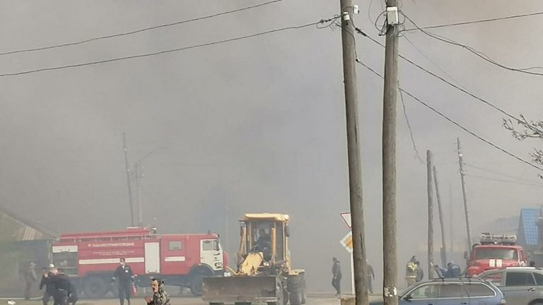 Incendii în Siberia: 200 de clădiri cuprinse de flăcări şi 5 morţi