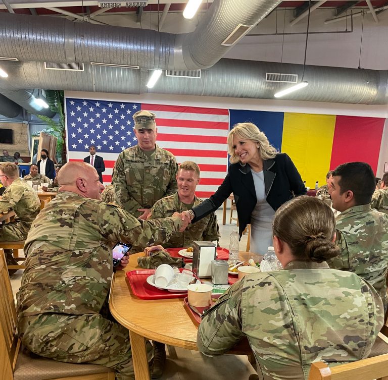 VIDEO | First lady Jill Biden arrives in Romania on trip to boost allies as Russia continues war in Ukraine