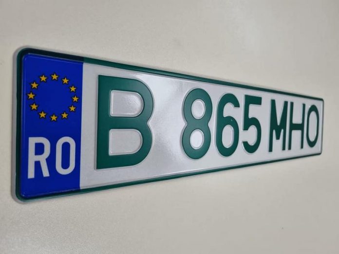 numarverde Numere de inmatriculare verzi pentru masinile electriceFoto: Ministerul Mediului