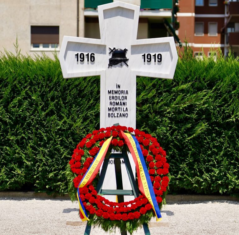 Monument for Romanian WWI soldiers unveiled at Bolzano