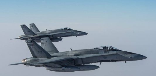 F-18 fighter jet. File image.
