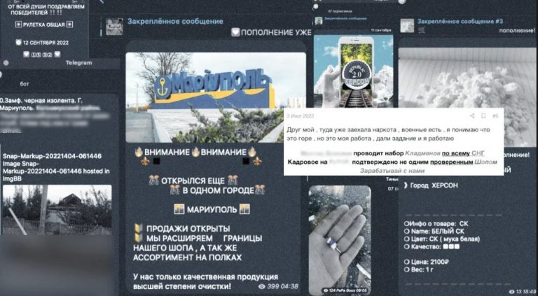 Lumea rusă aduce „cristale”. După armata lui Putin, în Mariupol și Herson au intrat și traficanții de droguri sintetice din republicile separatiste