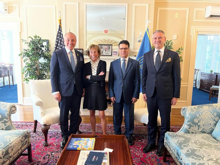 O delegaţie a SNSPA s-a întâlnit cu preşedintele Biden Institute