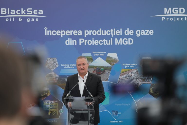 Ciucă: Depozitele de gaz au atins cota de umplere de 90%. Avem cu 477 milioane mc mai mult decât anul trecut