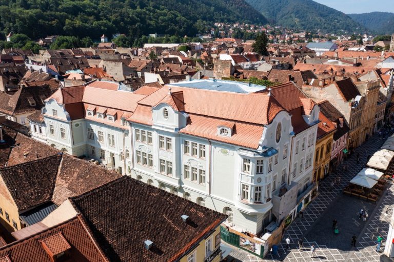 Banca Săsească, monument istoric de importanţă naţională din Brașov, reabilitată după patru ani de lucrări