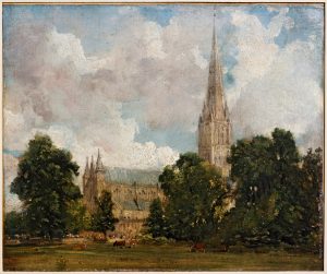 Fig 4. John Constable, ‘ Salibury cathedral from the south-west’, V&A.