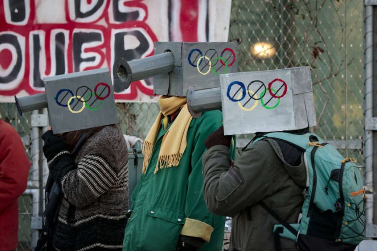 Manifestaţie împotriva Jocurilor Olimpice 2024