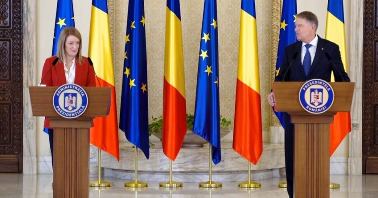 Roberta Metsola, preşedintele Parlamentului European: România aparţine spaţiului Schengen