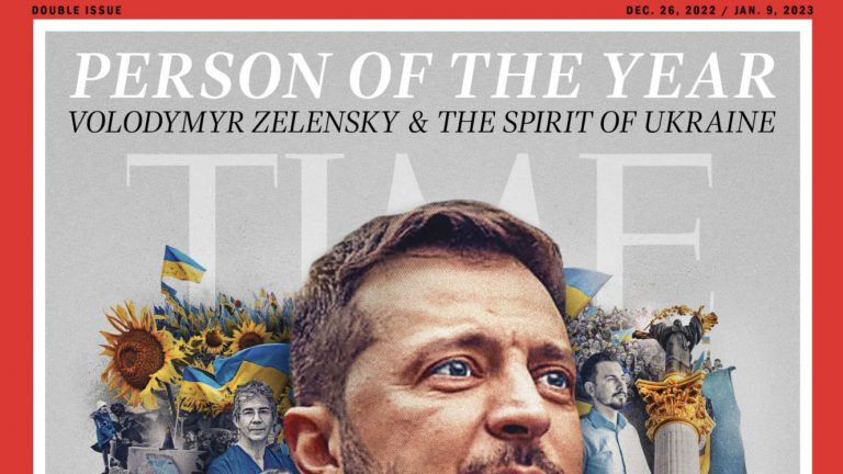 Volodimir Zelenski, personalitatea anului 2022 a revistei Time