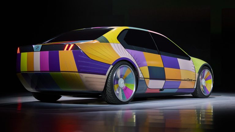 BMW unveils car that can change color