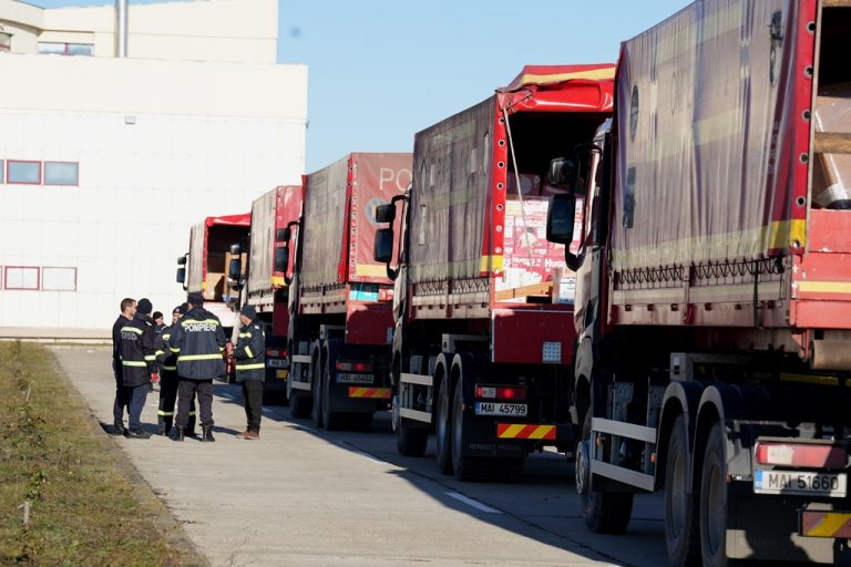 SUA trimit 30 de camioane cu ajutoare pentru Ucraina, prin hub-ul umanitar de la Suceava