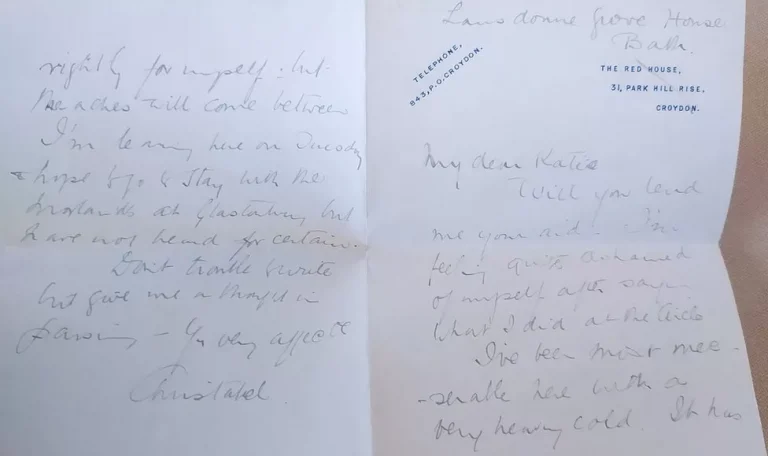 Letter arrives more than 100 years late