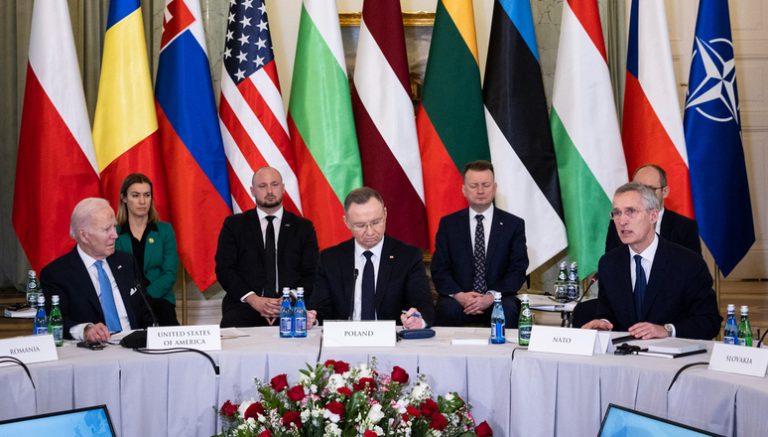 NATO Secretary General thanks US and B9 leaders for their strong support for NATO and Ukraine