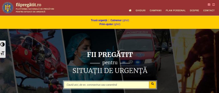 Guvern: Portalul ”fiipregătit.ro” trebuie afişat pe site-urile tuturor instituţiilor